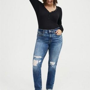 Torrid Perfect Boyfriend Mid Rise Jean